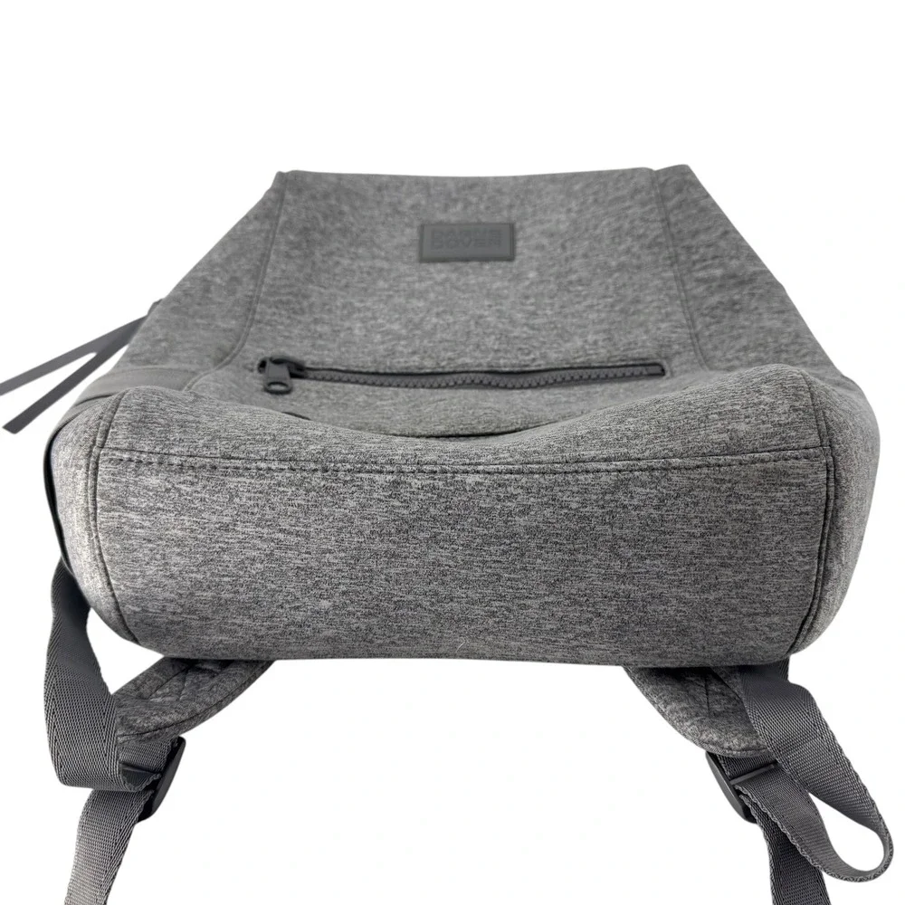 Dagne Dover Indi Diaper Backpack Dark Grey Heather Neoprene Large Travel Bag